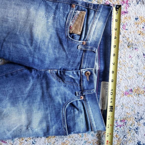 Diesel Grupee Ankle Super Slim Skinny Low Waist Stretch Size 26 NWOT - Picture 11 of 16
